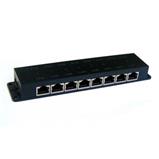 8 port passive PoE panel with cover