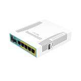 MikroTik RouterBOARD RB960PGS, hEX PoE, 800 MHz CPU, 128 MB RAM, 5x GLAN, USB, L4, PSU