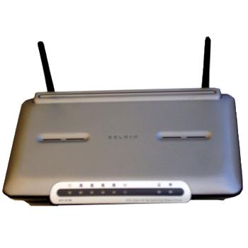 Belkin Ethernet Wi-Fi Wireless DSL Router 125g s ADSL modemem