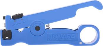 Combined tool for removing the cable jacket up to 7.5 mm