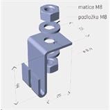 DZM 6 holder for MERKUR 2 gutter