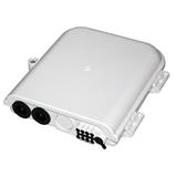 Fiber optic termination box for 8 fibers