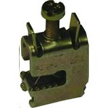 Grounding clamp to 19" panel with grounding bar