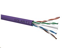 Installation cable Solarix CAT6 UTP LSOH, purple