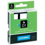 Label tape DYMO D1 12 mm x 7 m, white on a black background