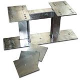 Lattice holder st. 365x365x365 upper part-heat + 8x stirrup for winkle