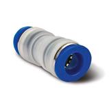 Microtube connector 12/8 mm, straight with metal insert