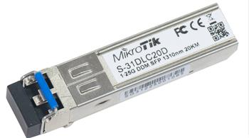 MikroTik optický modul HS-31DLC20D, SM, 20km, 2.5/1G, 1310nm