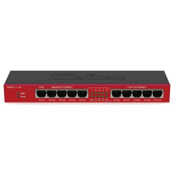 MikroTik RouterBOARD RB2011iL-IN, Atheros 74KMIPS CPU, 64 MB RAM, RouterOS L4, 5x LAN, 5x Gbit LAN,
