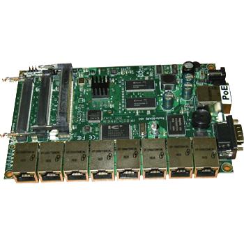 Mikrotik RouterBoard RB493 64MB RAM 300 MHz 3x miniPCI L4