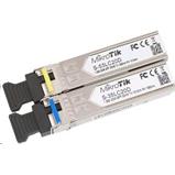 MikroTik SFP optical module S-35/53LC20D, SM, 20km, 1.25G (pair)