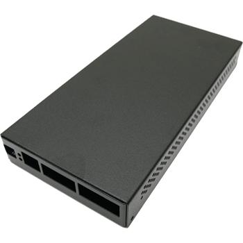 Montážní krabice pro Routerboard RB433, RB433AH, 433UAH (3 karty RB433) s USB otvorem