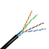 OK-NET ethernet cable CAT5E, FTP, wire, PE, outdoor, black
