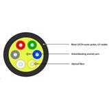 Optical cable, J/A-(ZN)H, FTTx DROP, 8vl., 9/125, G657A, 3.4mm, LSOH