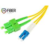 Optical patchcord, 9/125, SC/APC-LC/PC, SM, duplex, 1m