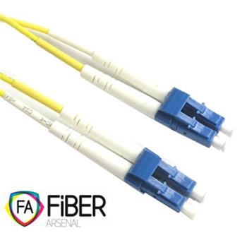 Optický patchcord, 9/125, LC/PC-LC/PC, SM, duplex, 0,5m