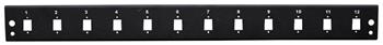Panel 12xSC for 19' Optical bath black