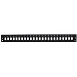 Panel 24xSC for 19' Optical tub black