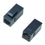 Panel connector, UTP, CAT6, 2xRJ45, straight