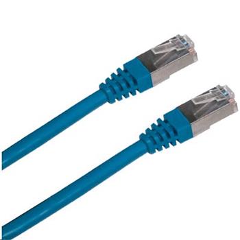 Patch cord FTP CAT5E 0.5m blue
