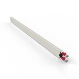 PATCHBOX.ONE Cat.6a STP, cassette with cable 1.8m, red, 30RU