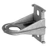 Pole anchor holder, with eye, metal, length 110 mm