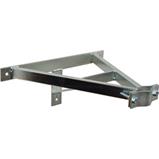 Pole holder 42-67mm, 40cm from the wall (with strut), zinc Heat