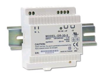 Průmyslový zdroj CARSPA DR-30-5 na DIN lištu 30W, 5V