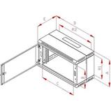 RACK Triton, 19", 4U, 600x300mm, wall-mounted-RBA-04-AD2-CAX-A1