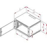 RACK Triton, 19", 9U, 600x500mm, wall-mounted-RBA-09-AS5-CAX-A1