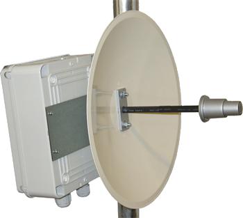 Sada: Parabolická anténa Maxlink 29dBi, UBNT WISPStation,včetně PoE napájení a venkovního rozvaděče