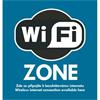 Samolepka Wi-Fi zone k nalepení na sklo