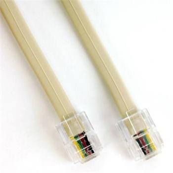 Telephone RJ11 patchcord, 2m