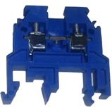 Terminal block RSA 4 on DIN rail, blue