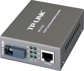 TP-LINK MC112CS WDM konvertor, 1x10/100M RJ45 / 1x single-mode