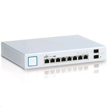 UBNT UniFiSwitch US-8-150W - 8x GLAN, 2x SFP, POE+, 150W,