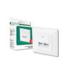 Zásuvka pod omítku (do zdi) 2x RJ-45, stíněná